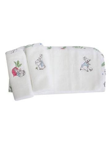 Peter Rabbit White New Adventures Of Peter Rabbit Hooded Towel | MYER