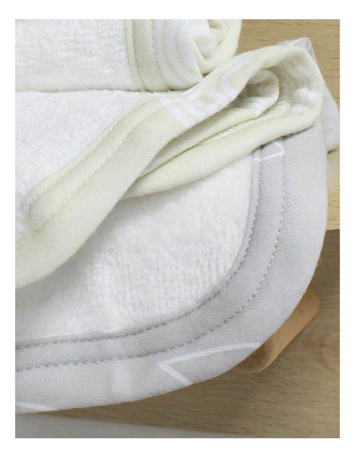 Nordic 3 Pack Face Washers in Beige image 3