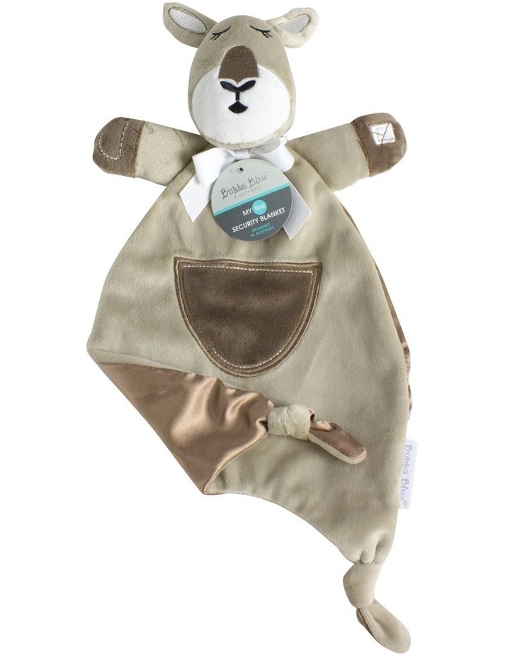Aussie Animals Kangaroo Security Blanket in Brown