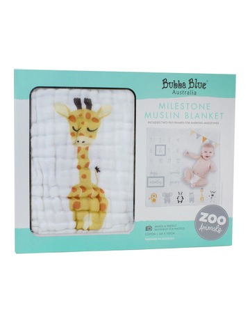 Bubba Blue Zoo Animals Koala Muslin Swaddle Wrap