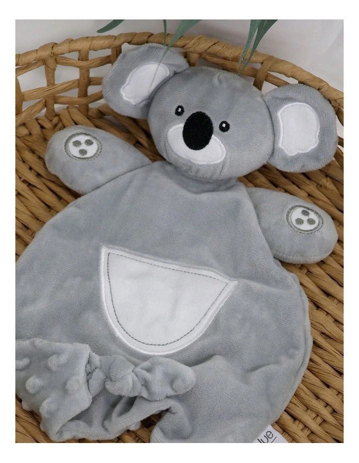 Aussie Animal Comforter Toy Koala in Grey image 3