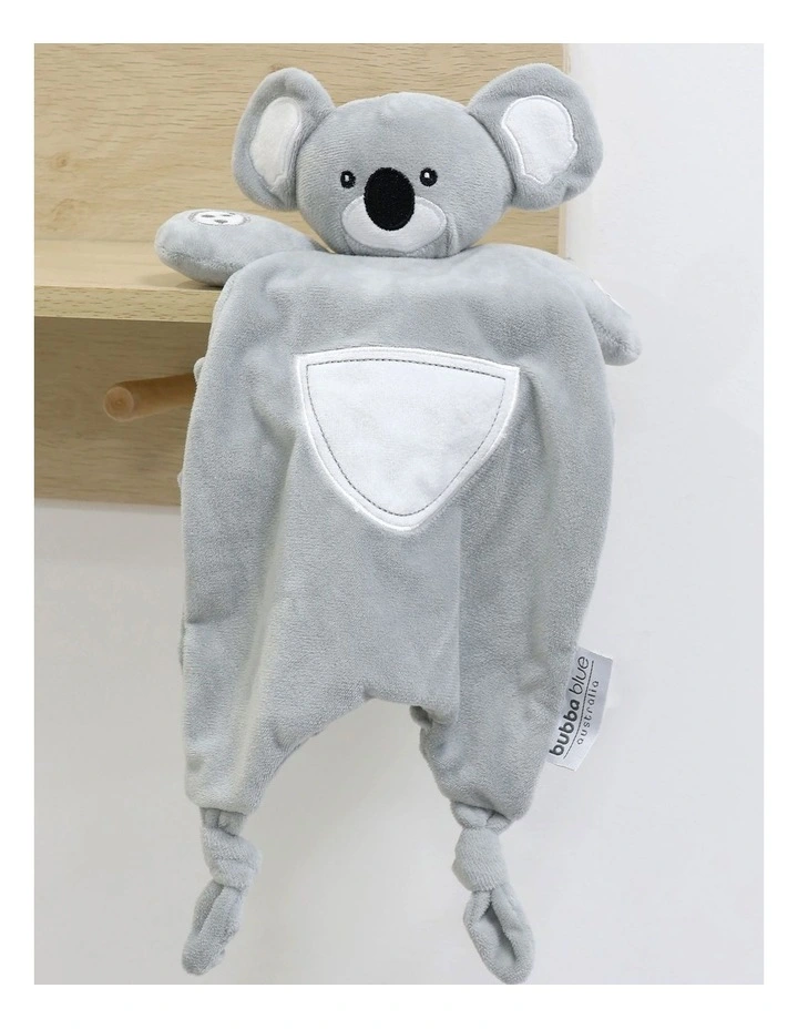 Aussie Animal Comforter Toy Koala in Grey image 4