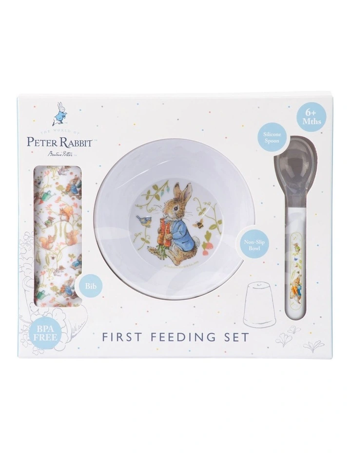 First Feeding 3 Piece Set in Cream image 1