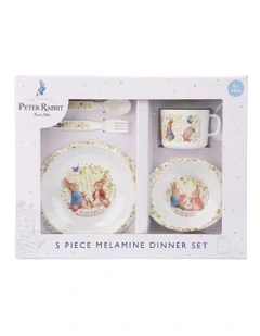 Classic 5 Piece Dinner Set in White