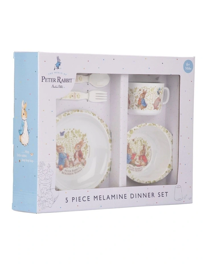 Classic 5 Piece Dinner Set in White image 2
