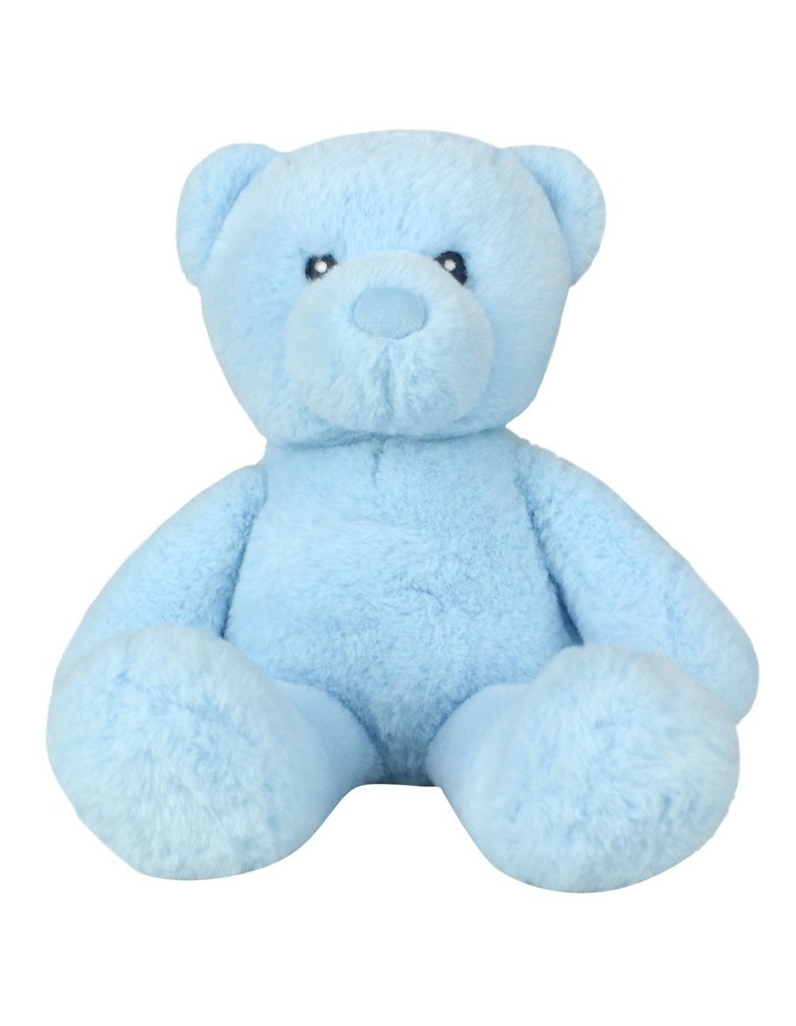 big royal blue teddy bear
