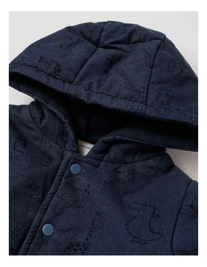 Cord Jacket in Navy image 2