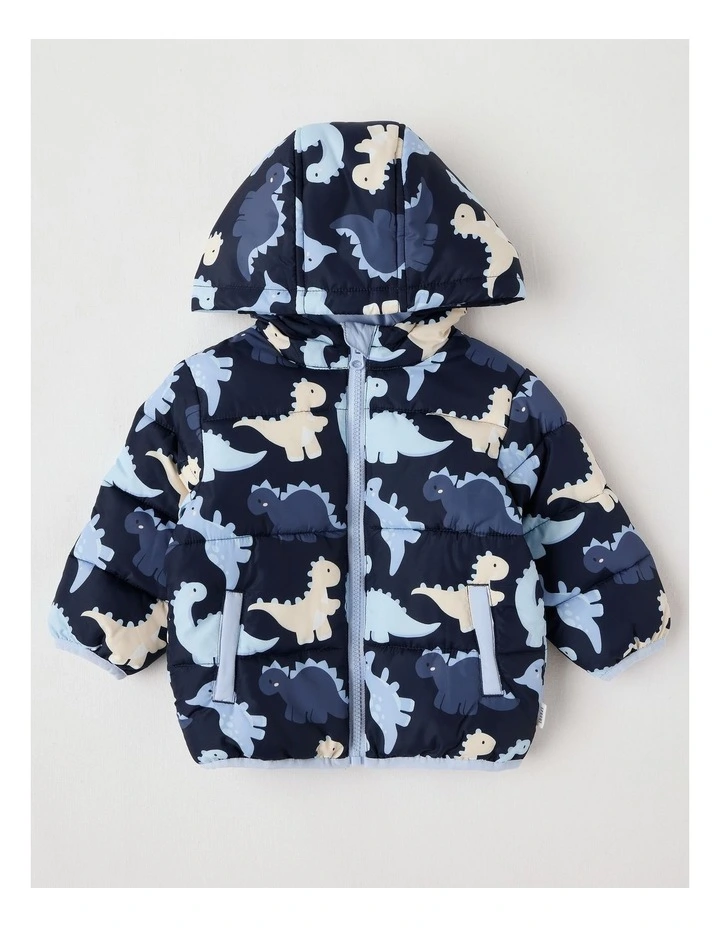 Puffer Jacket in Navy image 1