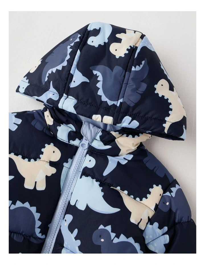 Puffer Jacket in Navy image 2