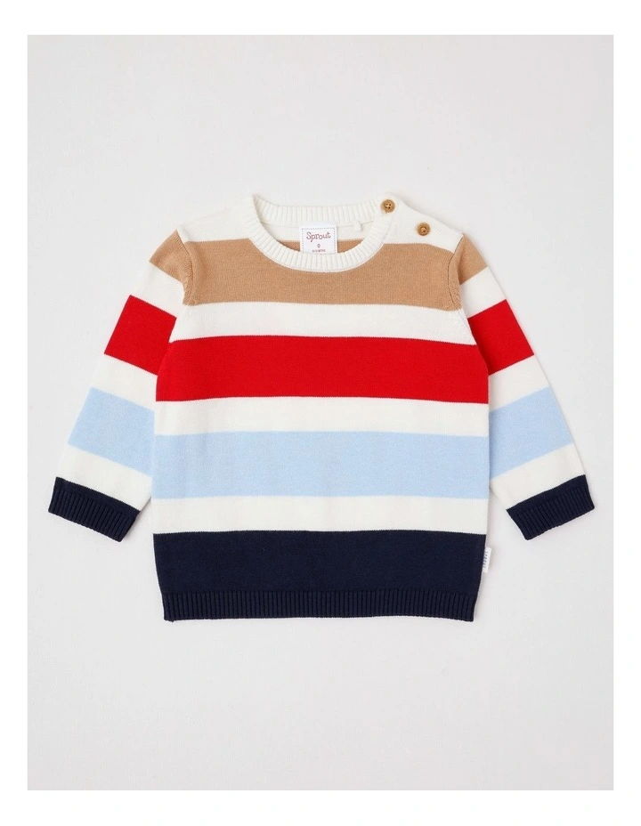 Block Stripe Jumper in Assorted image 1