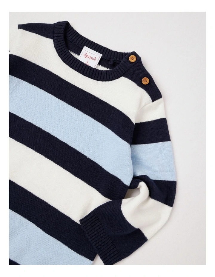 Block Stripe Jumper in Assorted image 2