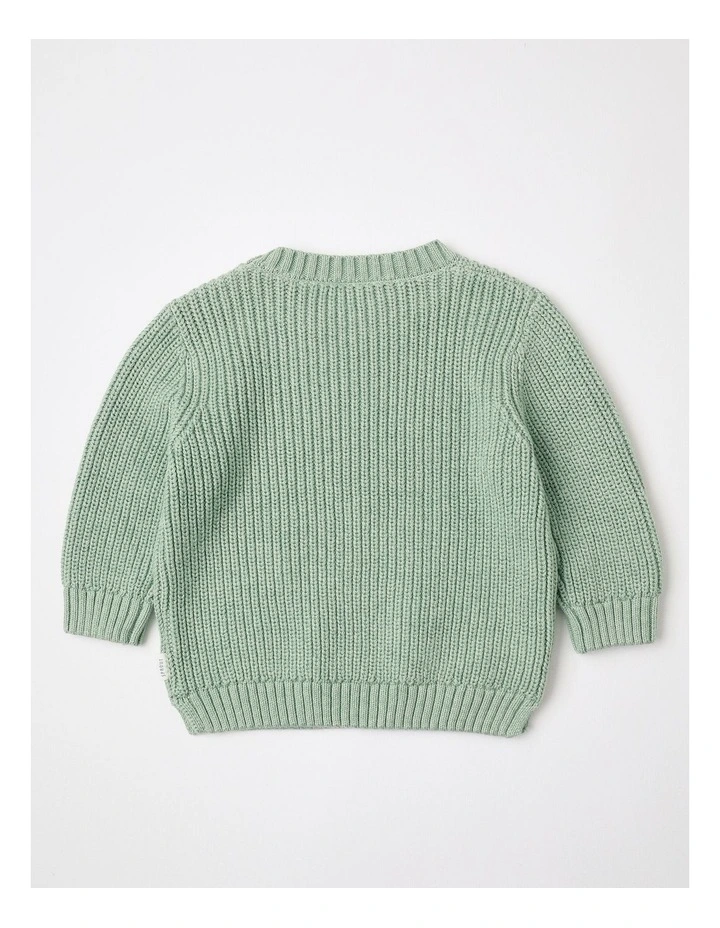 Essential Solid Jumper in Green image 3
