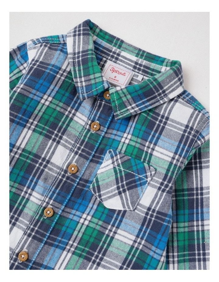 Check Flannelette Shirt in Assorted image 2