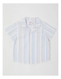 Stripe Seersucker Shirt in Assorted