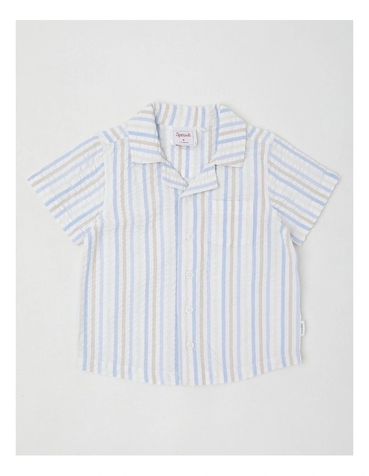 Stripe Seersucker Shirt in Assorted image 1