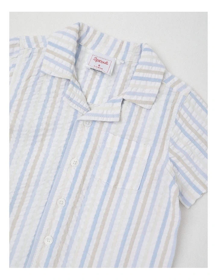 Stripe Seersucker Shirt in Assorted image 2