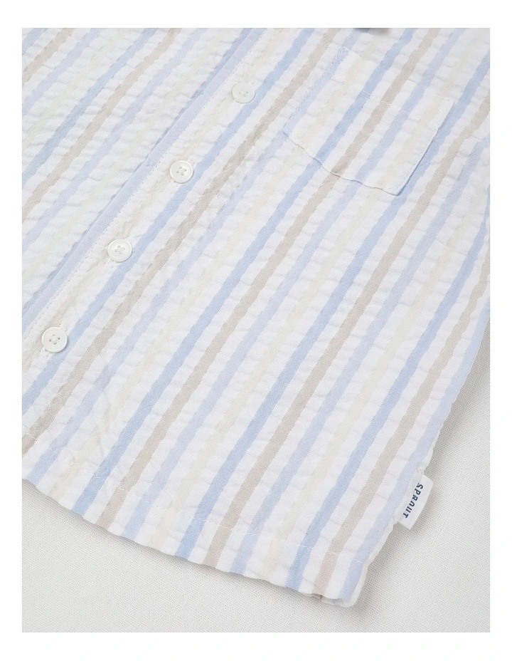 Stripe Seersucker Shirt in Assorted image 4