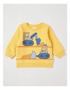 Essential Digger Bear Sweat Top In Gold