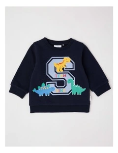 Essential Team Dino Sweat Top In Navy