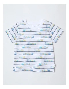 Essential Train T-shirt in White