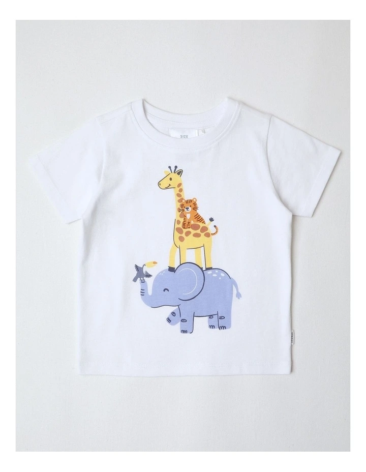 Essential Safari T-shirt in White image 1