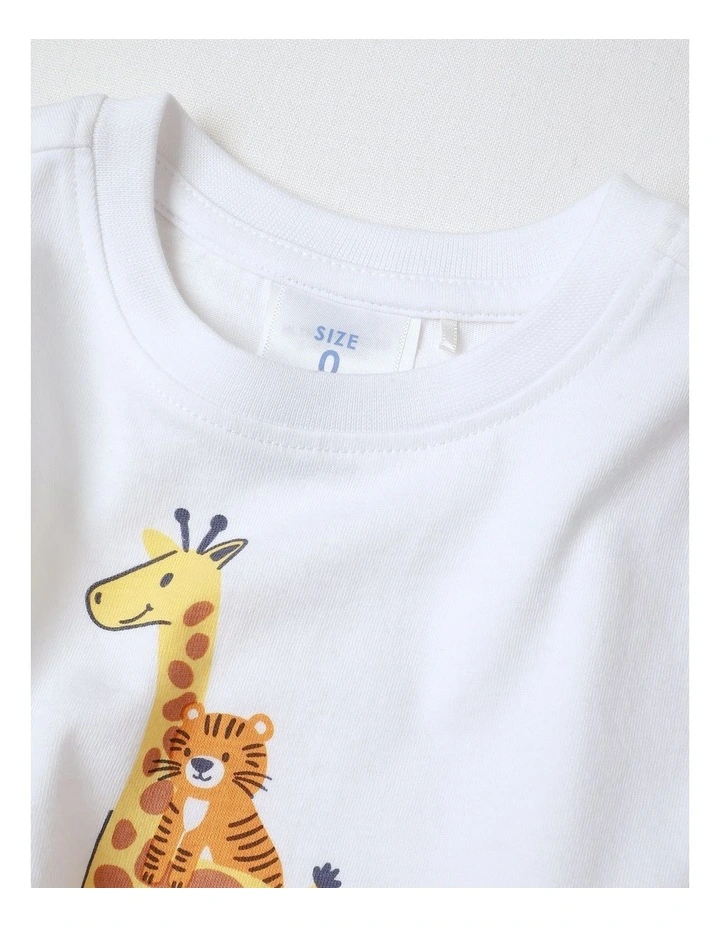 Essential Safari T-shirt in White image 4
