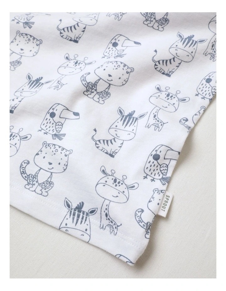Essential Animal Outlines T-Shirt in White image 4