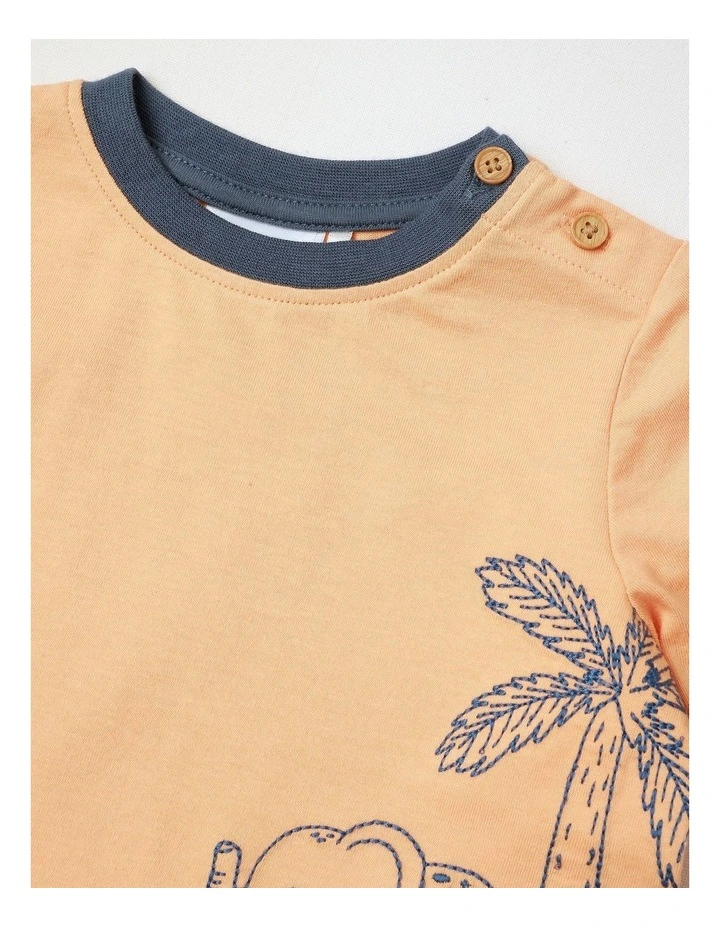 Jungle Friends Tee Bright in Orange image 2