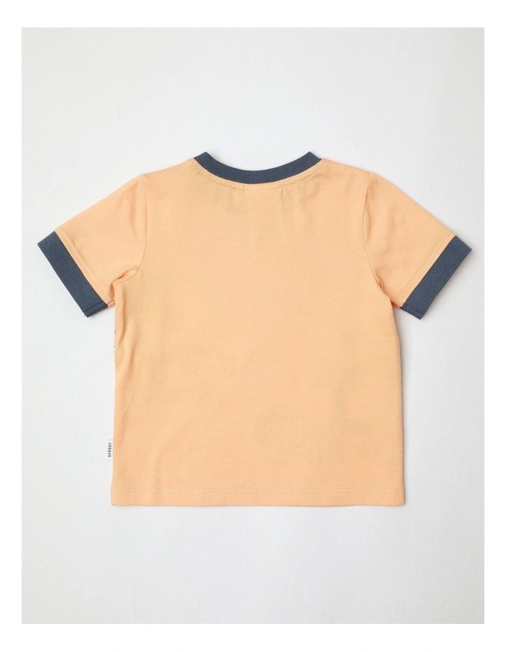 Jungle Friends Tee Bright in Orange image 3