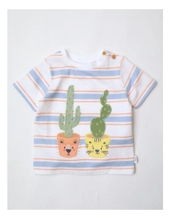 Stripe Cactus T-Shirt in Multi