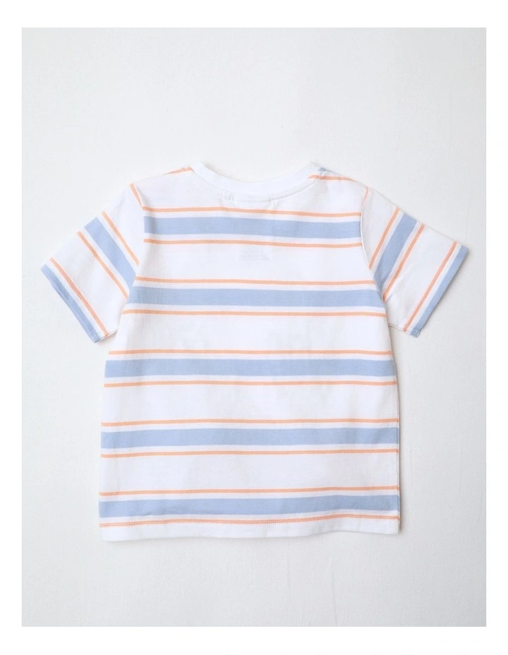 Stripe Cactus T-Shirt in Multi image 3