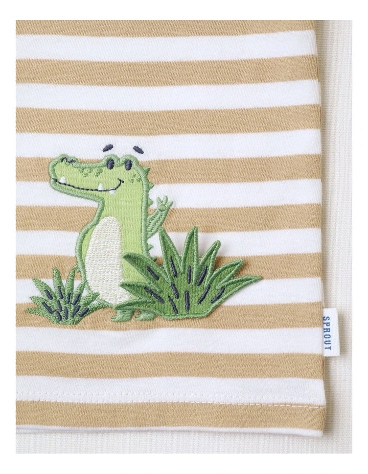 Cactus Tripe Baby T-shirt In White image 4