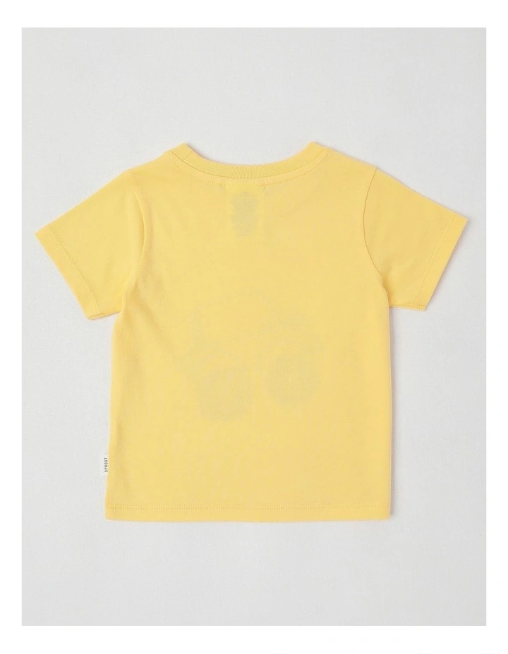 Essentials Monster Truck T-Shirt in Light Yellow image 3