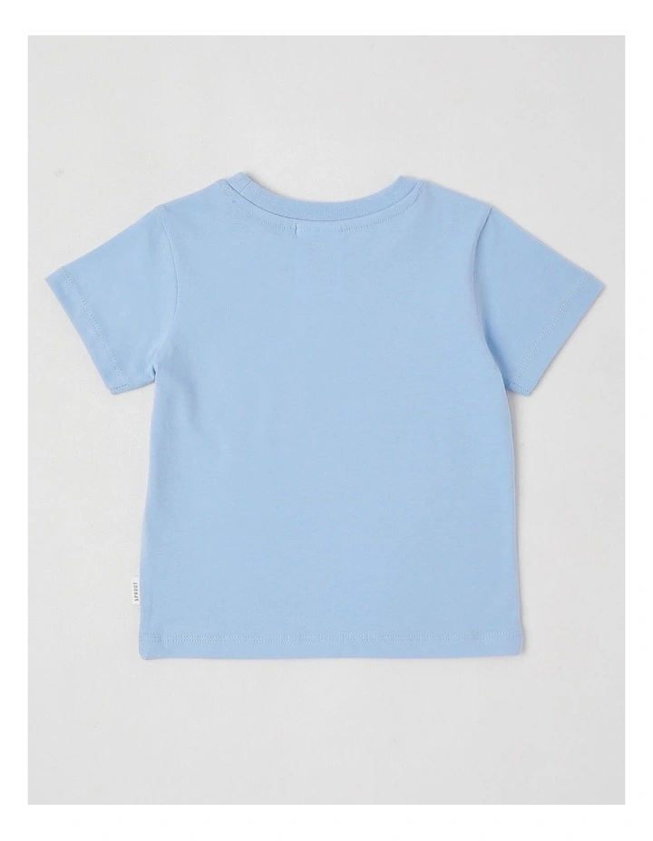 Essentials Adventure Car T-Shirt in Bluestone image 3