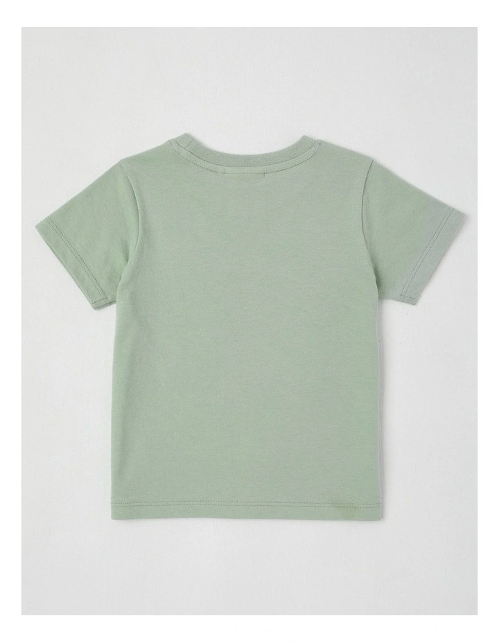 Essentials Pawsitive Dogs T-Shirt in Light Khaki image 3