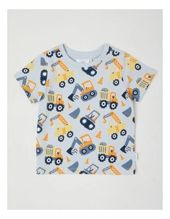 Essentials Digger T-Shirt in Light Blue