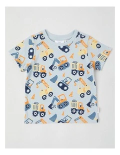 Essentials Digger T-Shirt in Light Blue
