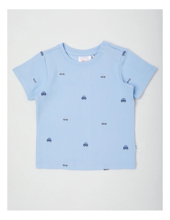 Cars T-Shirt in Bluestone image 1