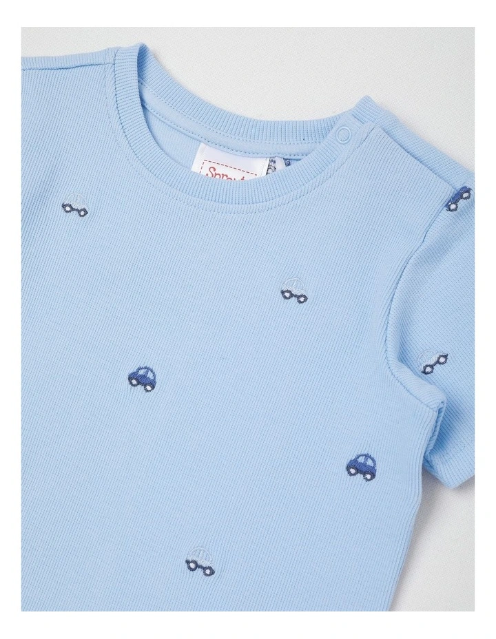 Cars T-Shirt in Bluestone image 2