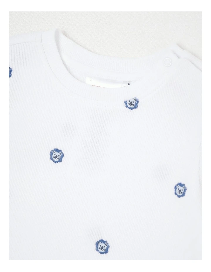 Lion T-Shirt in White image 2