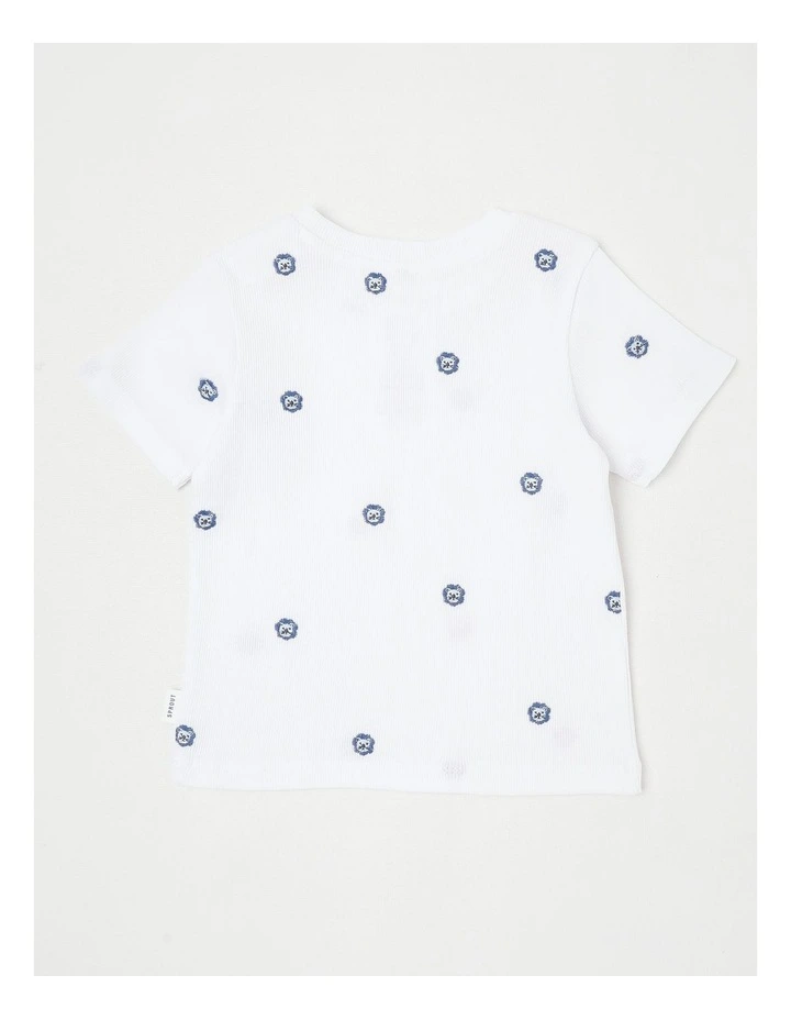Lion T-Shirt in White image 3