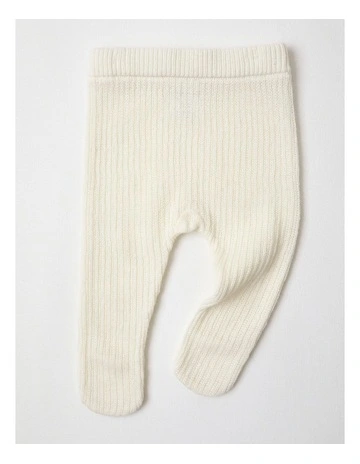 Newborn Super Soft Leggings in White