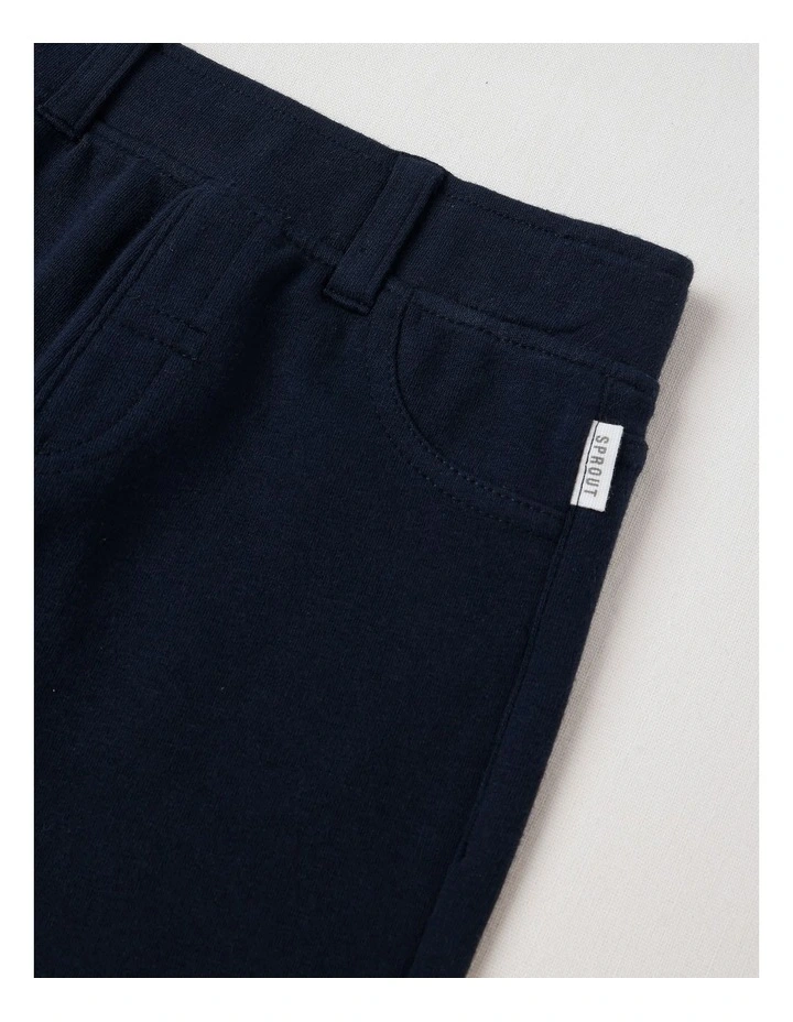 Essentials Solid Leggings in Navy image 2
