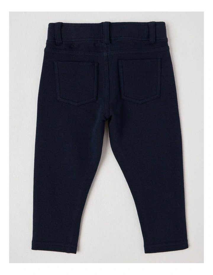 Essentials Solid Leggings in Navy image 3