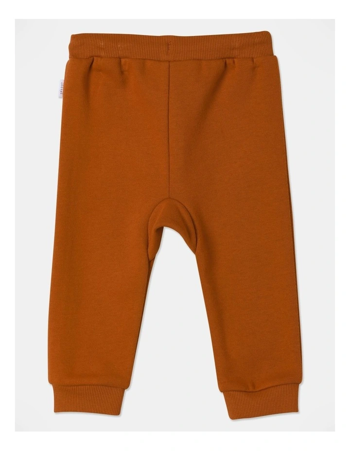 Essential Trackpant in Brown image 3