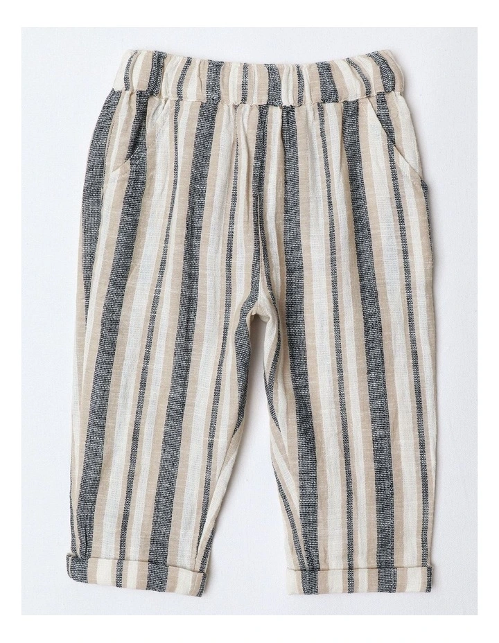Fresh Stripes Lightweight Pants in Indigo image 1