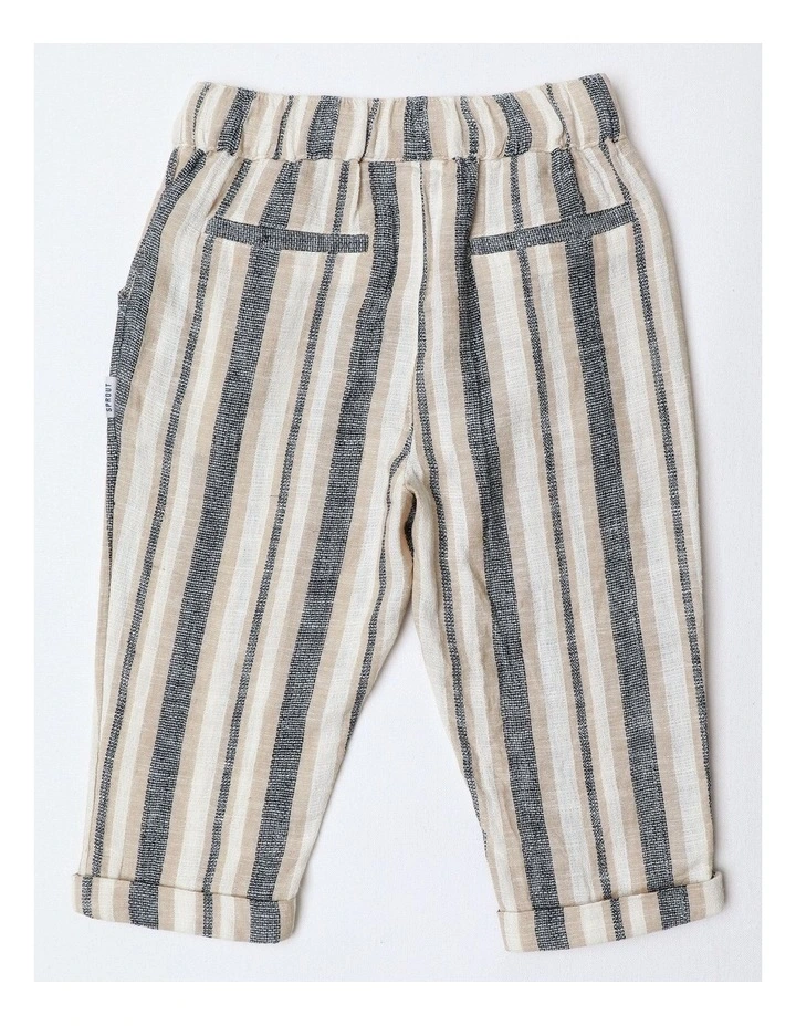 Fresh Stripes Lightweight Pants in Indigo image 3