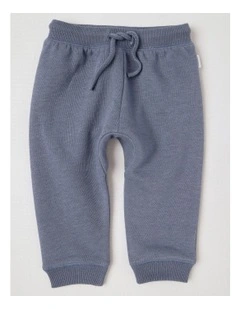 Essential Trackpants in Mid Blue Marle