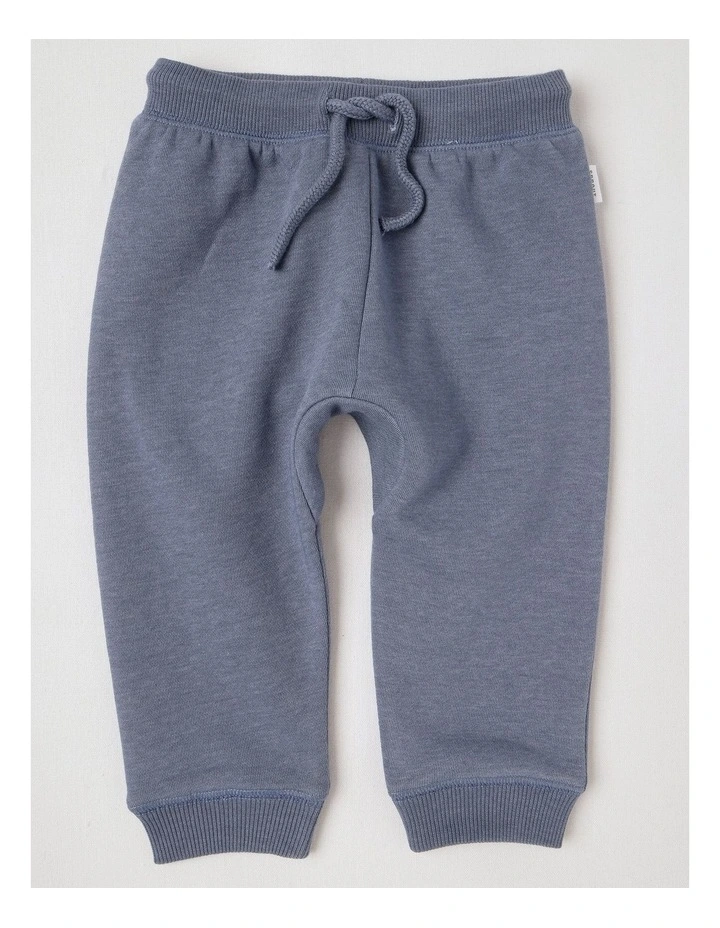 Essential Trackpants in Mid Blue Marle image 1