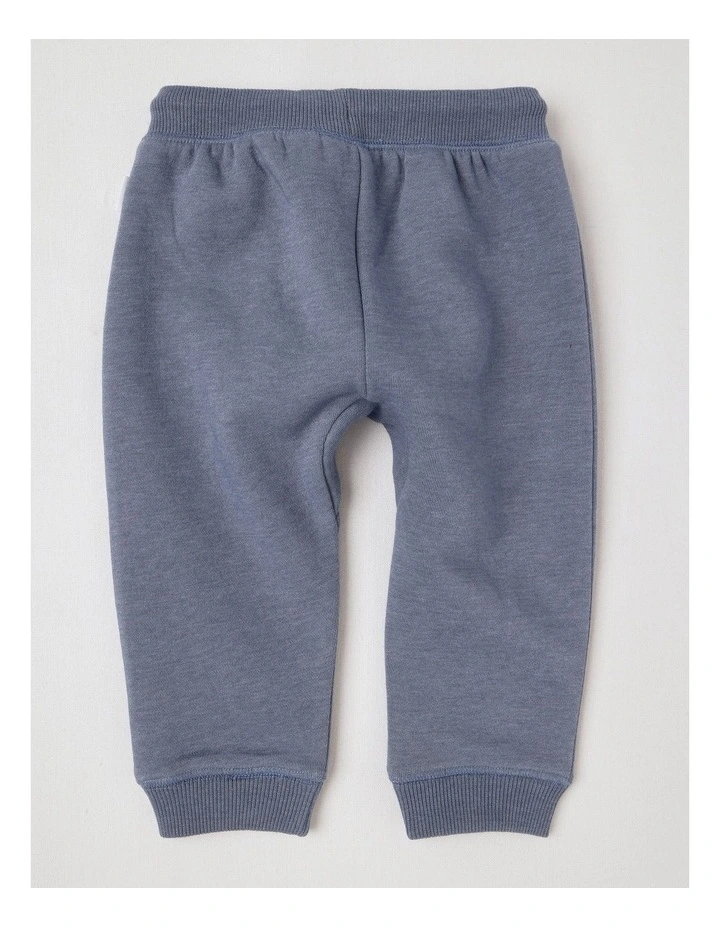 Essential Trackpants in Mid Blue Marle image 3